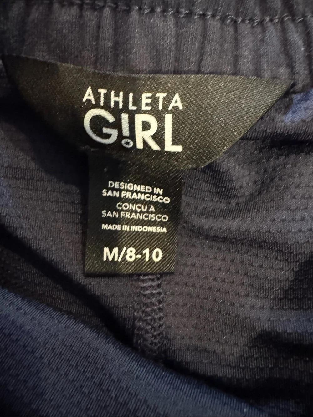 Athleta Navy Blue Kids Matching Set - Jacket and Skort